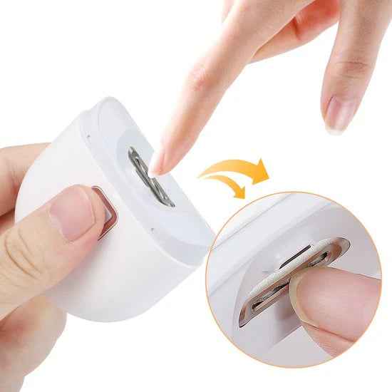 Electric Nail Clipper With Light Nail Polishing Machine